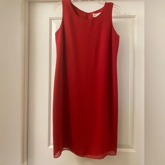 Studio I Dresses Studio I Red Dress Petite Size 6p Poshmark